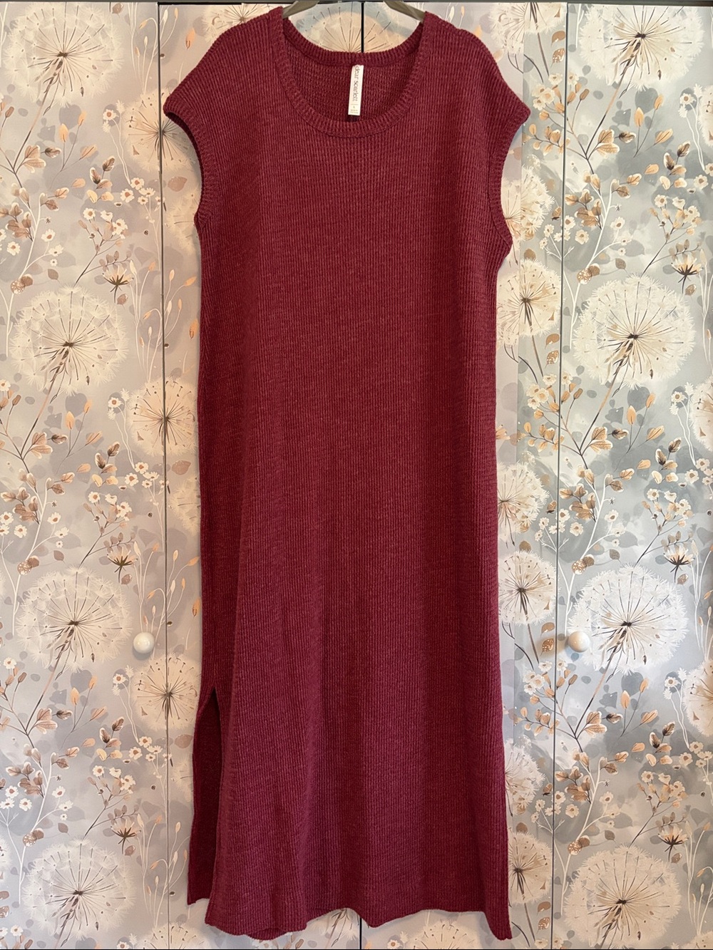 Dear Scarlett Ribbed Knit Sweater Dress